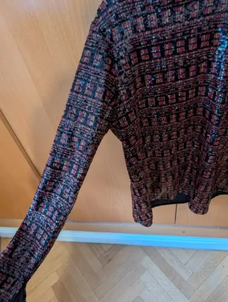 Conjunto lentejuelas Zara