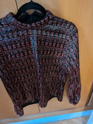 Conjunto lentejuelas Zara