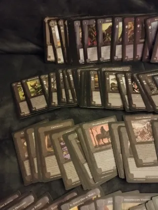 Lote 147 cartas El Ojo Sin Párpado + 126 dragones