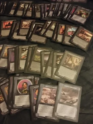 Lote 147 cartas El Ojo Sin Párpado + 126 dragones