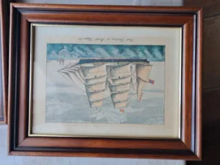 4 Cuadros de Barcos Marineros