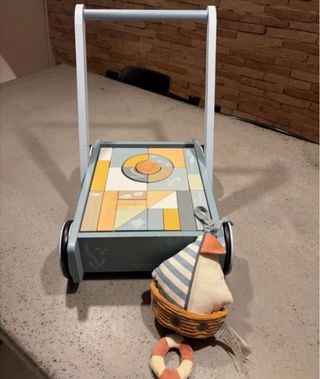 Carrito Andador Little Dutch + Barco Música Azul