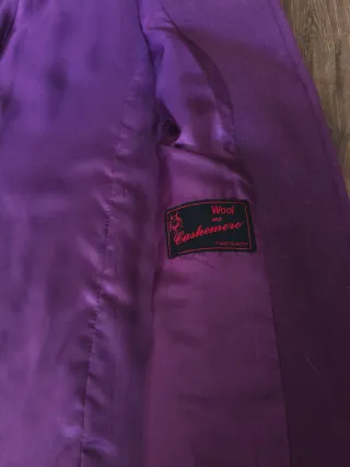 Abrigo Lana y Cachemira Mazur T.46