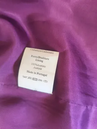 Abrigo Lana y Cachemira Mazur T.46