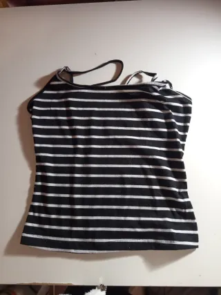 Camisetas de tirantes de rayas