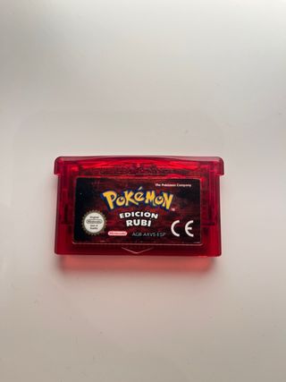 Pokemon Edicion Rubi GameBoy Advanced