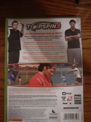 Topspin 3 Xbox 360