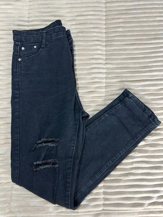 Pack 2 pantalones mujer skinny (beige + negro)