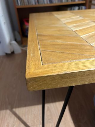 Mesa Kave Home madera y metal