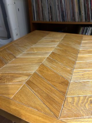 Mesa Kave Home madera y metal