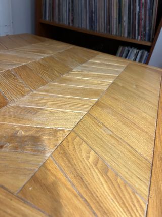 Mesa Kave Home madera y metal