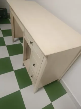 Escritorio Shaker 120cm Madera Beige