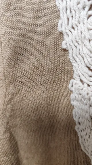 Blusa Massimo Dutti encaje boho M