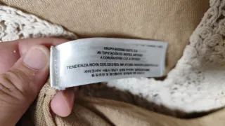 Blusa Massimo Dutti encaje boho M