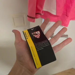 Camiseta Sevilla FC Joma 2007-2008 Rosa