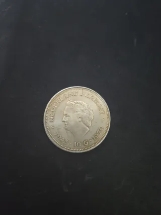 Moneda 10 Gulden 1970 Países Bajos