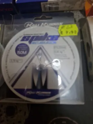 Sedales de pesca y fluorocarbono