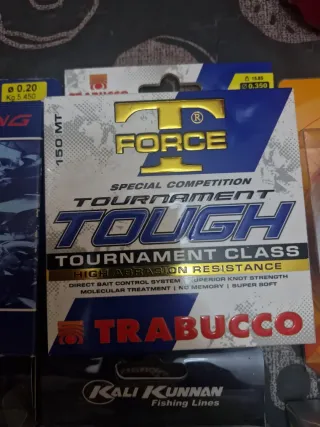 Sedales de pesca y fluorocarbono