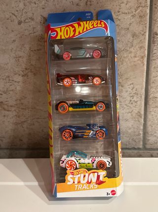 Set 5 Macchinine Hot Wheels Stunt Tracks