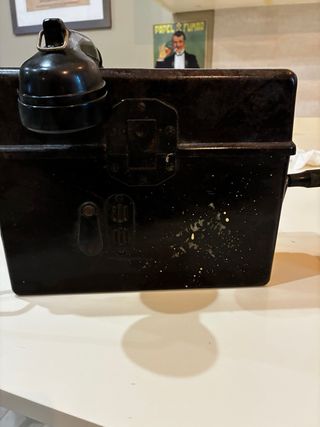 Teléfono antiguo de tren