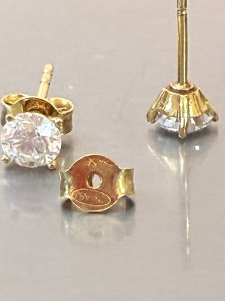 Pendientes Oro 18k Diamantes 1.00 Ct Natura
