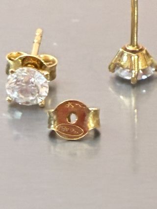 Pendientes Oro 18k Diamantes 1.00 Ct Natura
