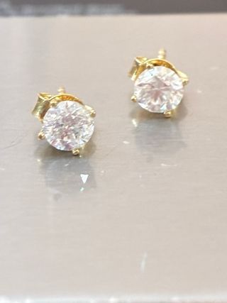 Pendientes Oro 18k Diamantes 1.00 Ct Natura