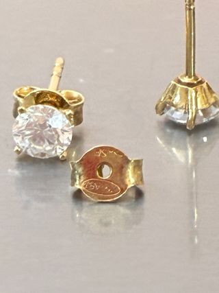 Pendientes Oro 18k Diamantes 1.00 Ct Natura