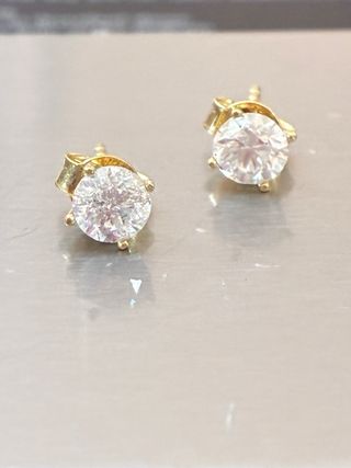 Pendientes Oro 18k Diamantes 1.00 Ct Natura