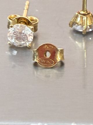 Pendientes Oro 18k Diamantes 1.00 Ct Natura