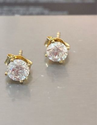 Pendientes Oro 18k Diamantes 1.00 Ct Natura
