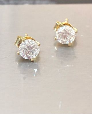 Pendientes Oro 18k Diamantes 1.00 Ct Natura