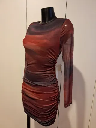 Vestido Malla Estampado