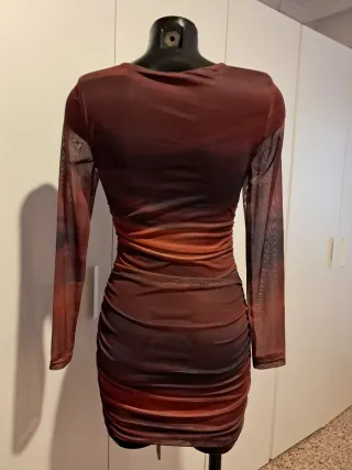 Vestido Malla Estampado