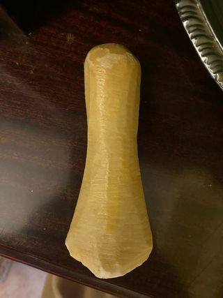 Mortero y mazo de alabastro