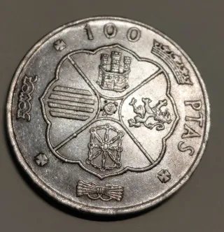 Moneda 100 Pesetas Franco 1966*68 Plata