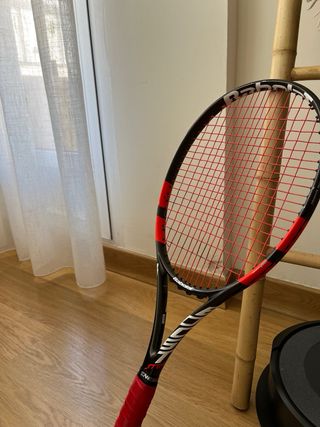 Raqueta Babolat Strike Negra y Roja