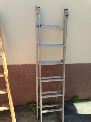 Escalera de metal aluminio