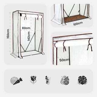 Invernadero de Tomates 100x50x150 cm