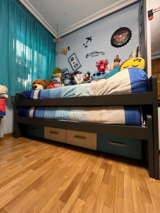 Cama nido con cajones