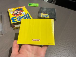 Super Mario Bros 3 Nintendo NES Caja Manual