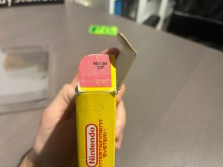 Super Mario Bros 3 Nintendo NES Caja Manual