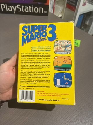 Super Mario Bros 3 Nintendo NES Caja Manual