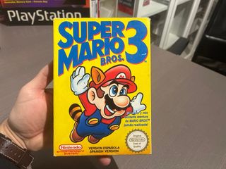 Super Mario Bros 3 Nintendo NES Caja Manual