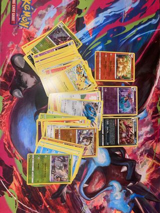 Lote 100 Cartas Pokémon Tempestad Plateada