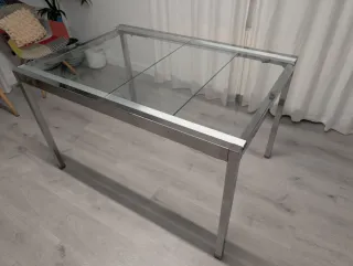 Mesa Comedor Extensible IKEA GLIVARP Cristal