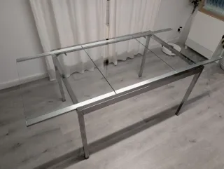 Mesa Comedor Extensible IKEA GLIVARP Cristal