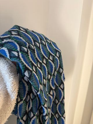 Vestido corto de manga larga inspiración vintage