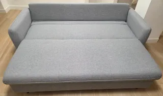 Sofá cama gris 227x95x90