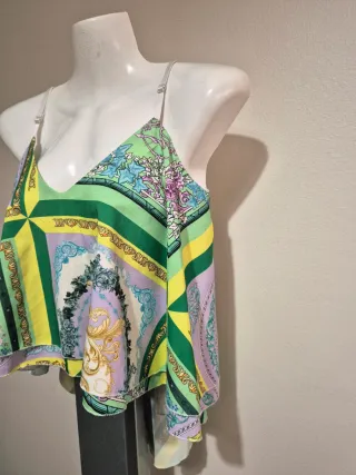 Crop Top Verão mais Comprido Atrás